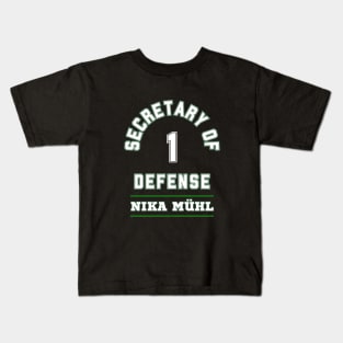 Nika Mühl Seattle Storm Secretary of Defense UCONN Kids T-Shirt